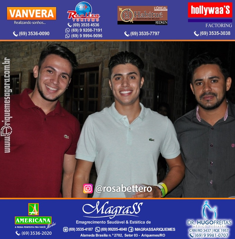 VAMOS LEMBRAR? Luau Sertanejo da V8 em Ariquemes