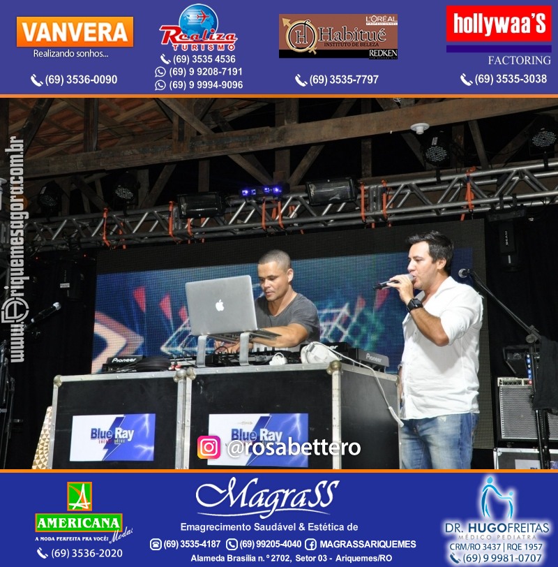 VAMOS LEMBRAR? Luau Sertanejo da V8 em Ariquemes