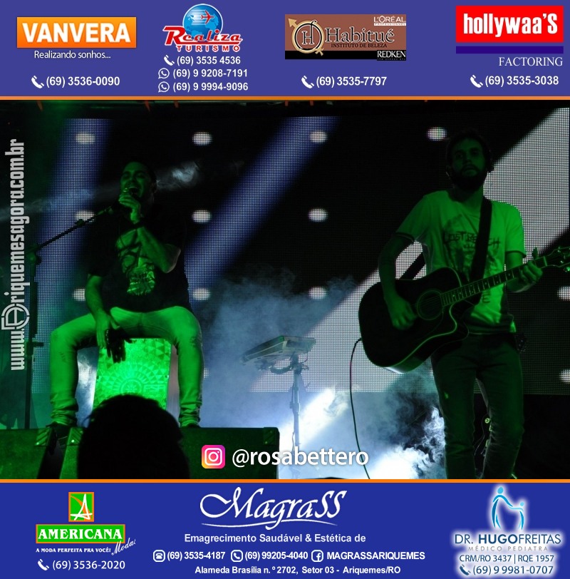 VAMOS LEMBRAR? Luau Sertanejo da V8 em Ariquemes