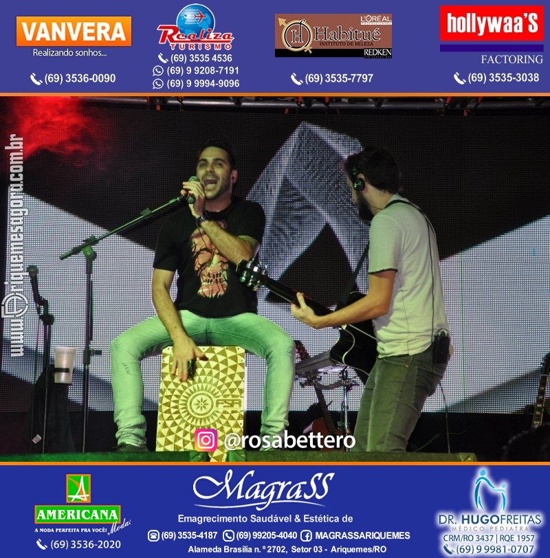 VAMOS LEMBRAR? Luau Sertanejo da V8 em Ariquemes