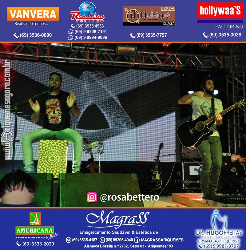 VAMOS LEMBRAR? Luau Sertanejo da V8 em Ariquemes
