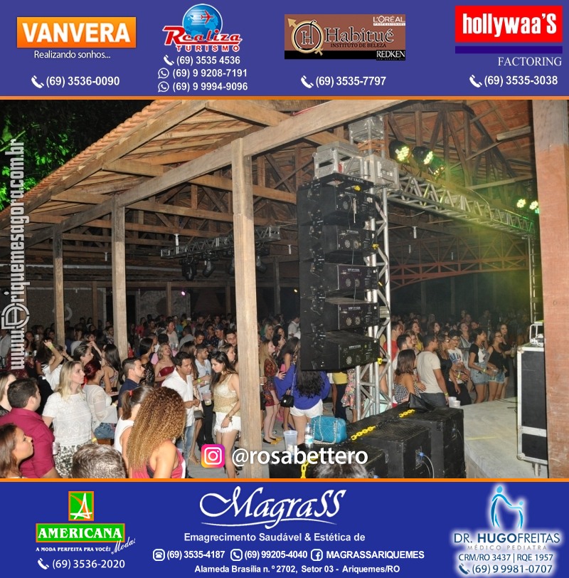 VAMOS LEMBRAR? Luau Sertanejo da V8 em Ariquemes
