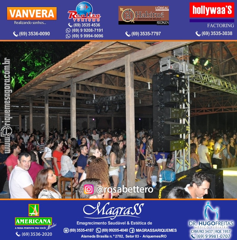 VAMOS LEMBRAR? Luau Sertanejo da V8 em Ariquemes