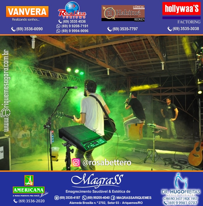 VAMOS LEMBRAR? Luau Sertanejo da V8 em Ariquemes