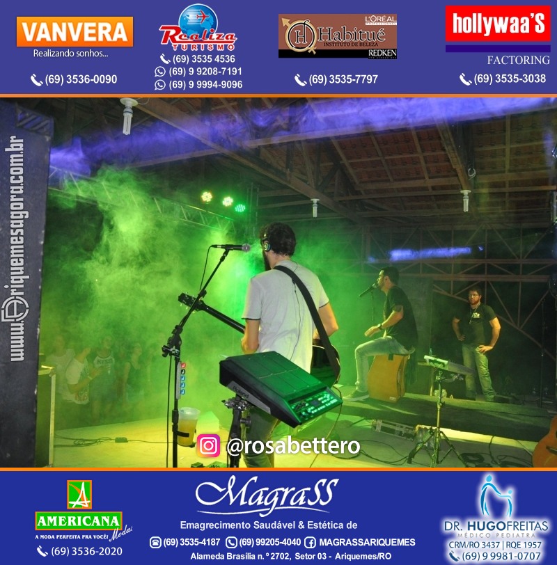 VAMOS LEMBRAR? Luau Sertanejo da V8 em Ariquemes