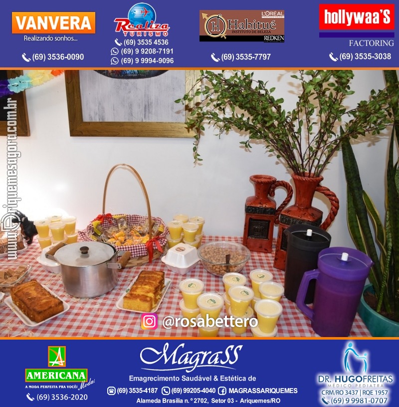 Arraiá com café da manhã do Arquiteto Henrique Santana
