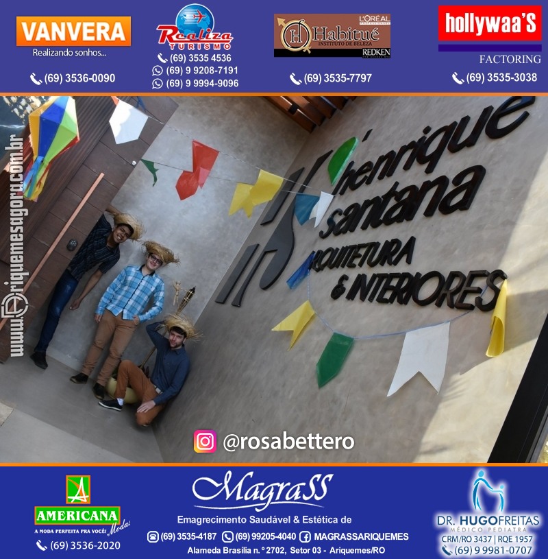 Arraiá com café da manhã do Arquiteto Henrique Santana