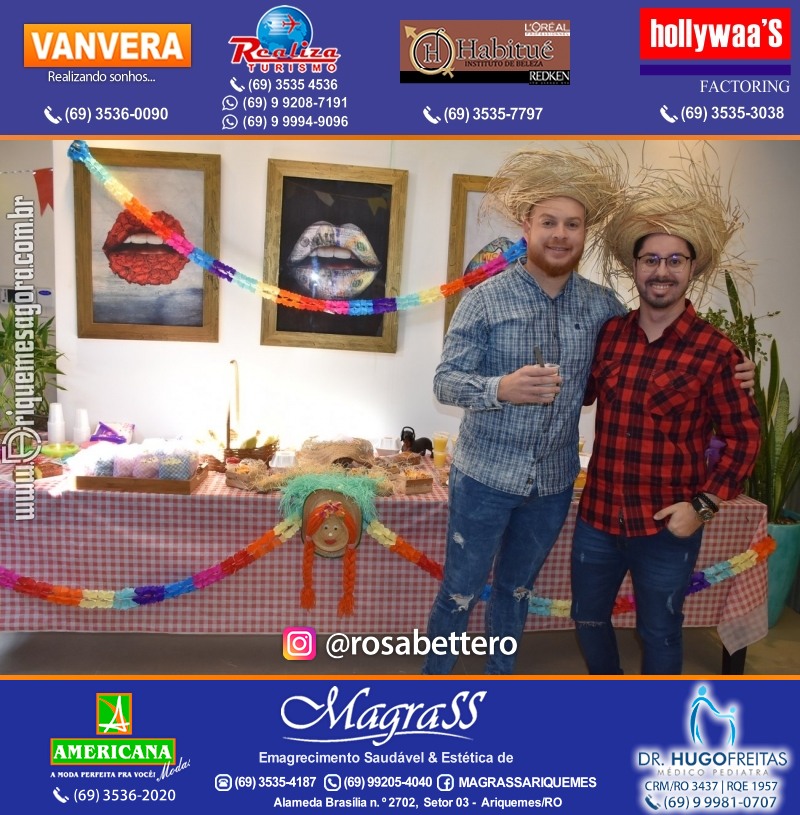 Arraiá com café da manhã do Arquiteto Henrique Santana