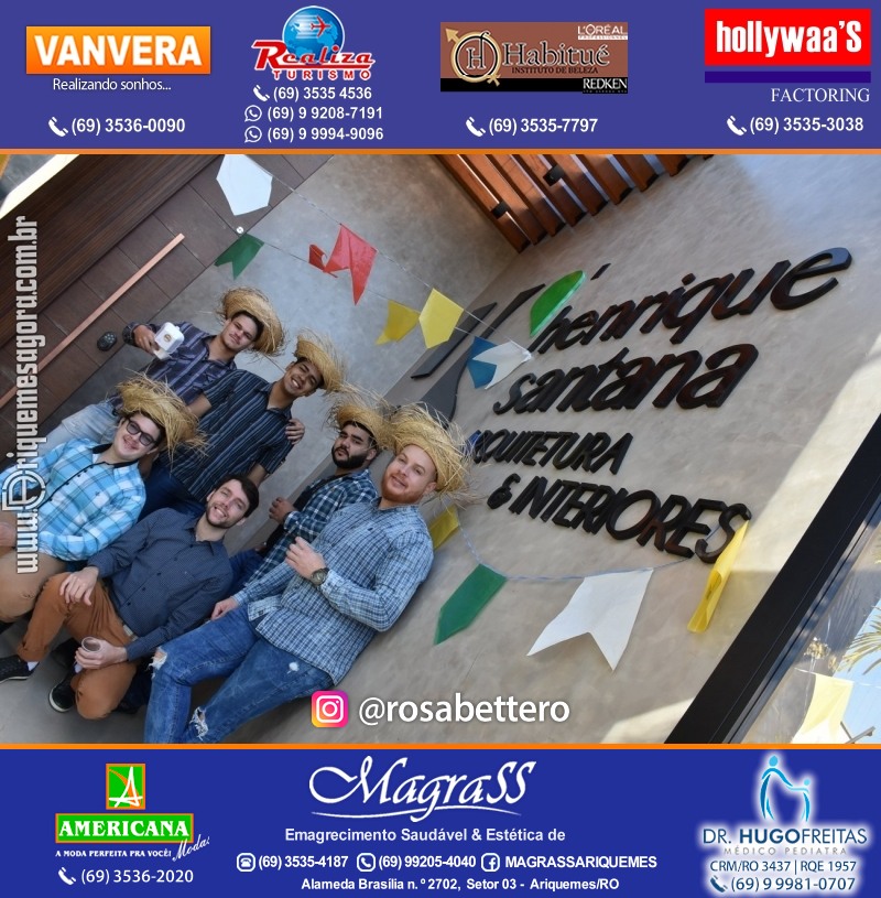 Arraiá com café da manhã do Arquiteto Henrique Santana