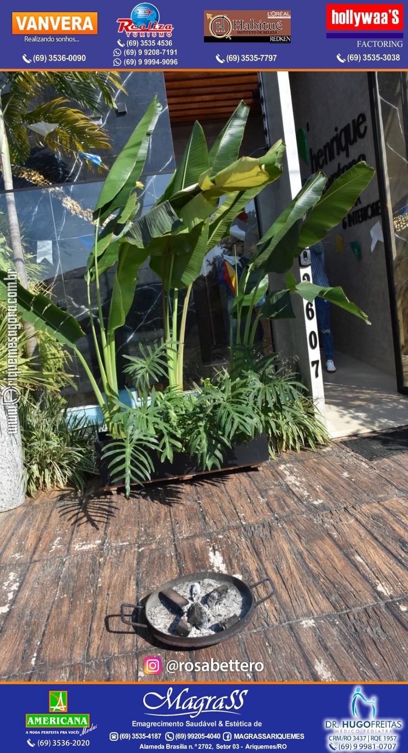 Arraiá com café da manhã do Arquiteto Henrique Santana