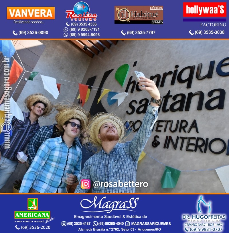 Arraiá com café da manhã do Arquiteto Henrique Santana