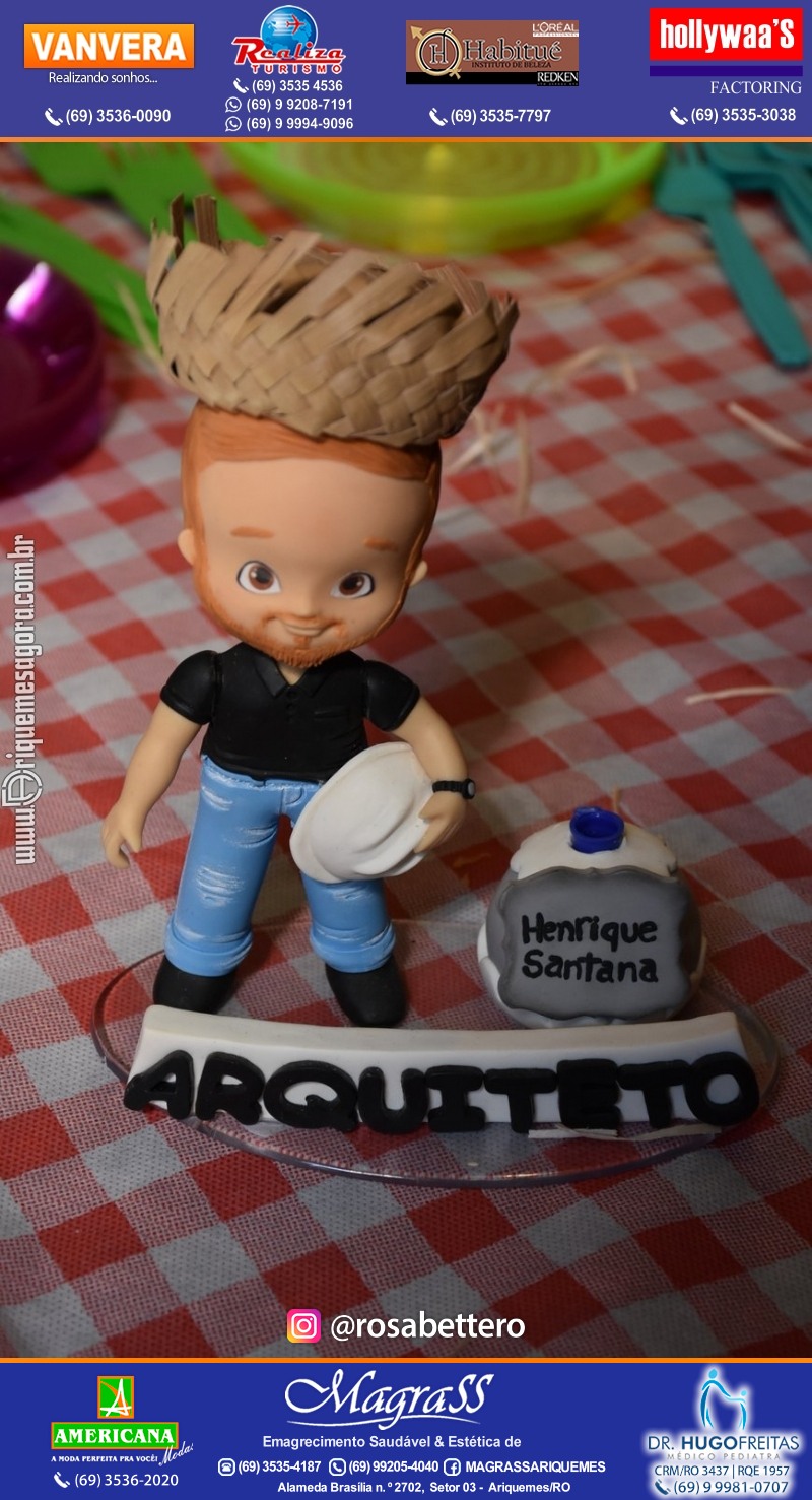 Arraiá com café da manhã do Arquiteto Henrique Santana