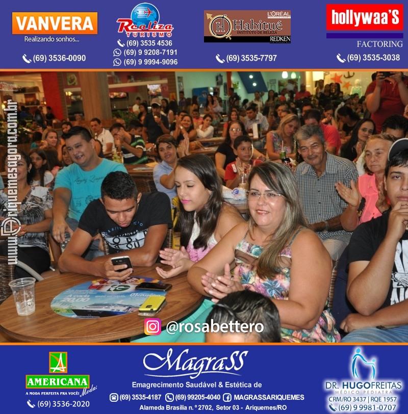 VAMOS LEMBRAR? Show com Angélica Kerr no IG Shopping em Ariquemes