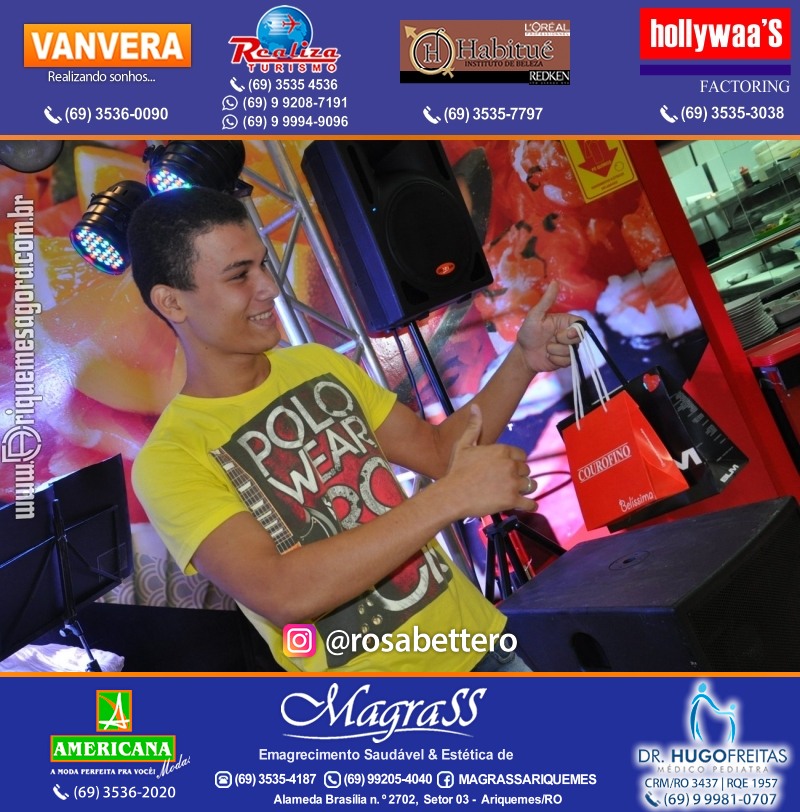 VAMOS LEMBRAR? Show com Angélica Kerr no IG Shopping em Ariquemes