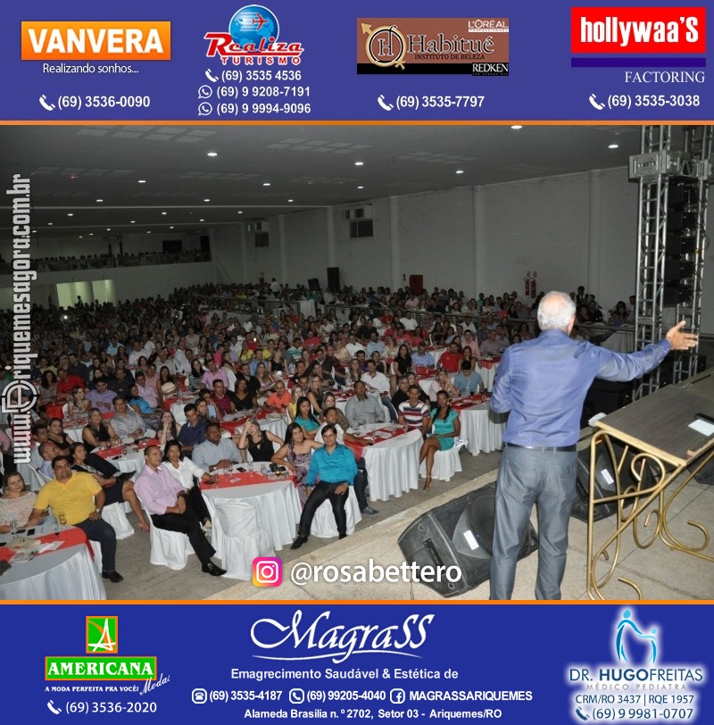 VAMOS LEMBRAR? Palestra com Pastor Cláudio Duarte em Ariquemes