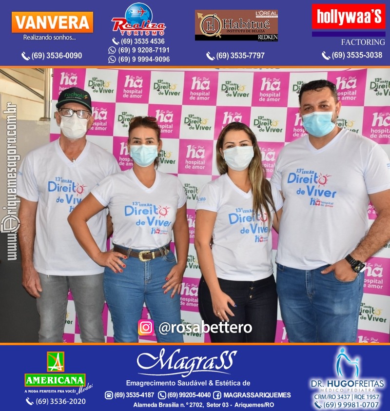 Lançamento 13º Leilão Direito de Viver com Café da Manhã em Ariquemes Rondônia