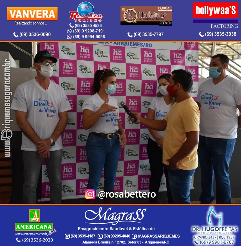 Lançamento 13º Leilão Direito de Viver com Café da Manhã em Ariquemes Rondônia