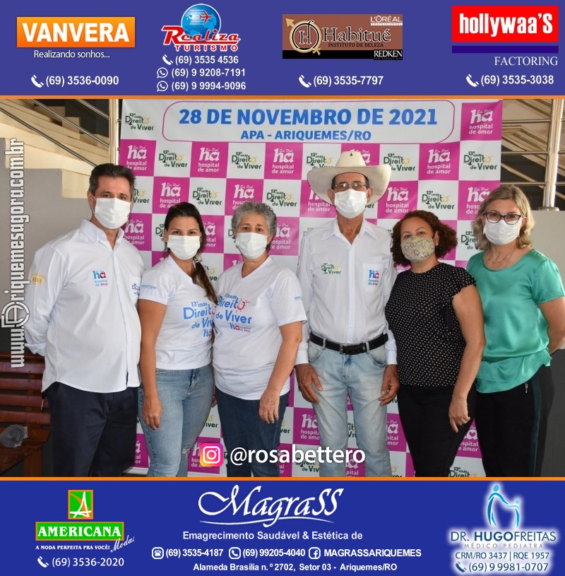 Lançamento 13º Leilão Direito de Viver com Café da Manhã em Ariquemes Rondônia