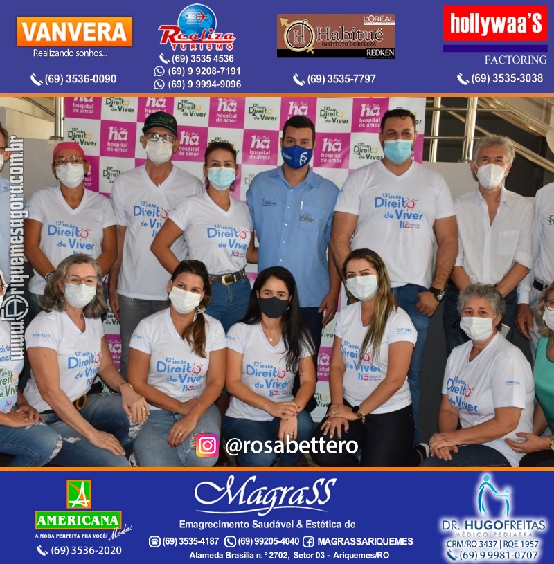 Lançamento 13º Leilão Direito de Viver com Café da Manhã em Ariquemes Rondônia