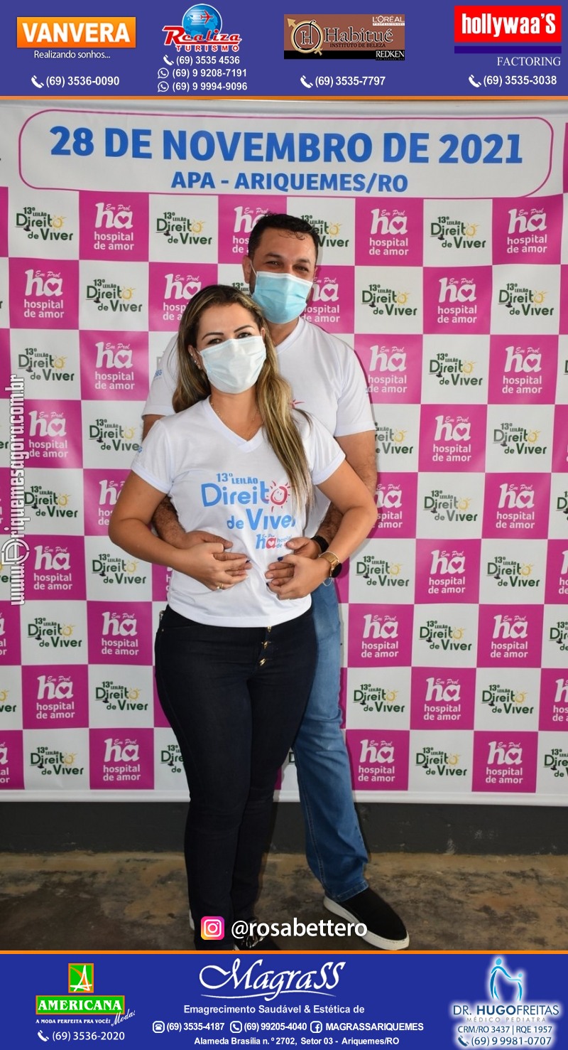Lançamento 13º Leilão Direito de Viver com Café da Manhã em Ariquemes Rondônia