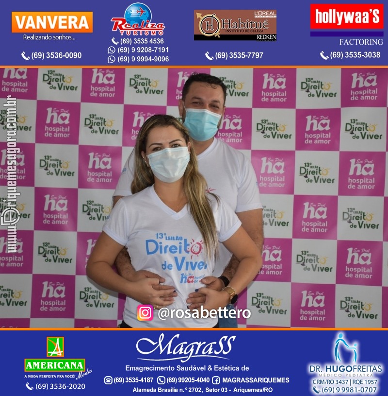 Lançamento 13º Leilão Direito de Viver com Café da Manhã em Ariquemes Rondônia
