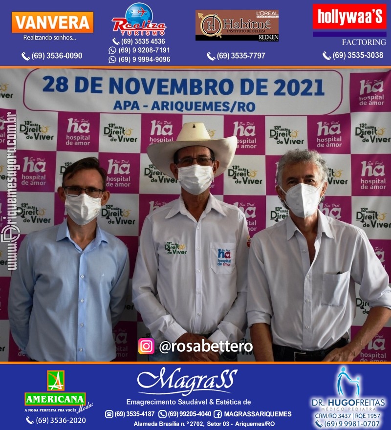 Lançamento 13º Leilão Direito de Viver com Café da Manhã em Ariquemes Rondônia