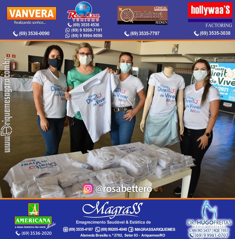 Lançamento 13º Leilão Direito de Viver com Café da Manhã em Ariquemes Rondônia