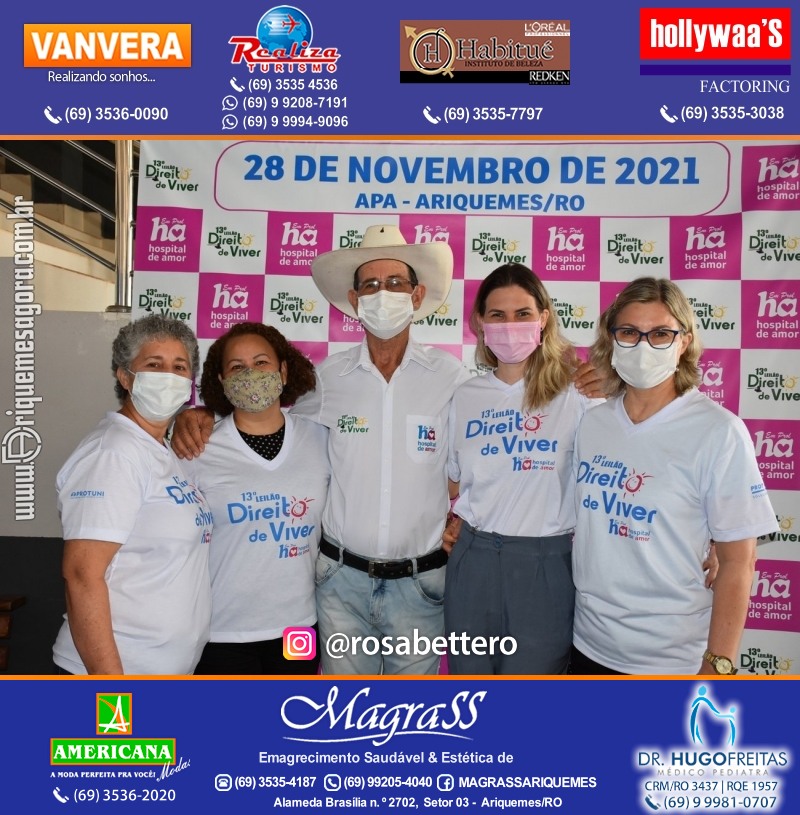 Lançamento 13º Leilão Direito de Viver com Café da Manhã em Ariquemes Rondônia