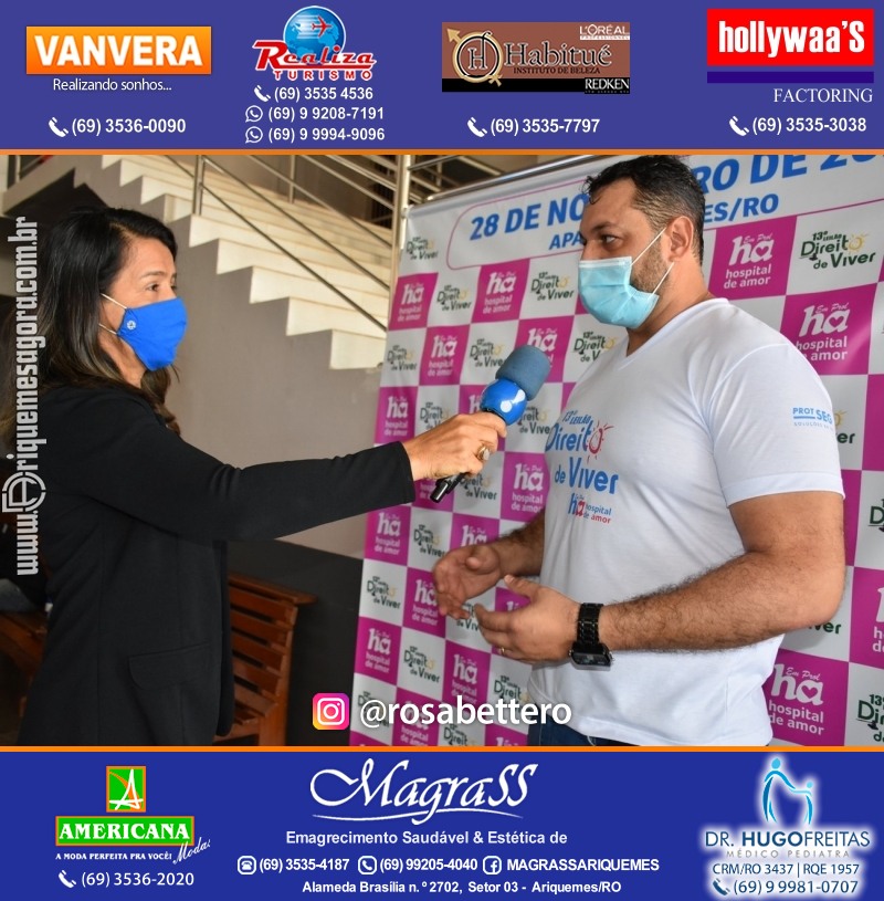 Lançamento 13º Leilão Direito de Viver com Café da Manhã em Ariquemes Rondônia