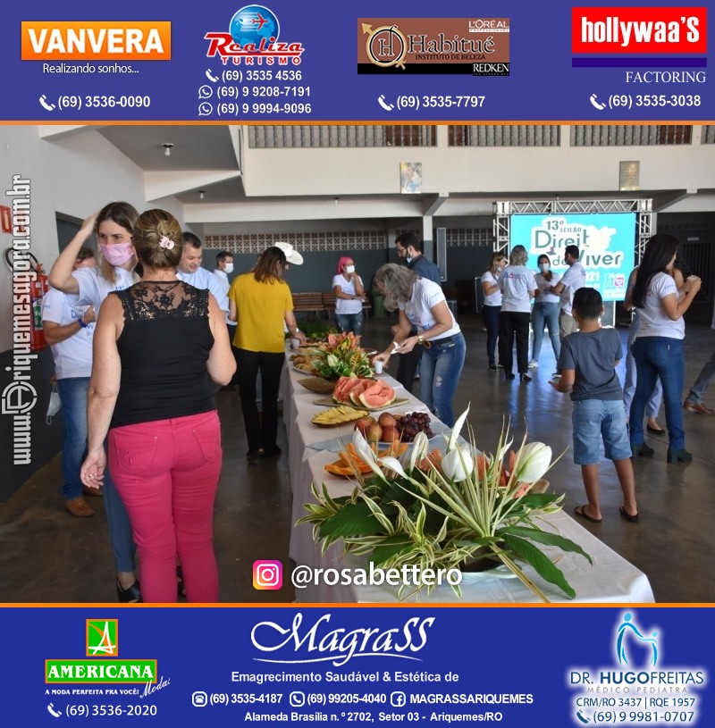 Lançamento 13º Leilão Direito de Viver com Café da Manhã em Ariquemes Rondônia
