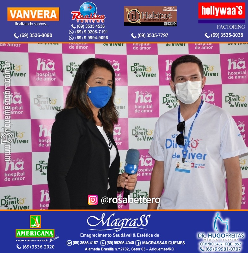Lançamento 13º Leilão Direito de Viver com Café da Manhã em Ariquemes Rondônia