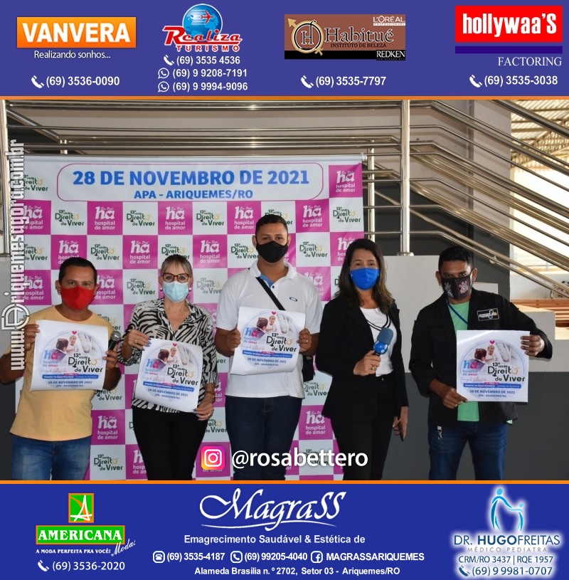 Lançamento 13º Leilão Direito de Viver com Café da Manhã em Ariquemes Rondônia
