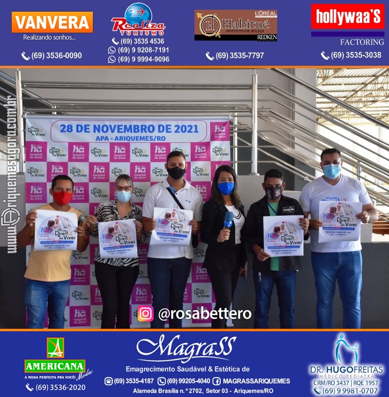 Lançamento 13º Leilão Direito de Viver com Café da Manhã em Ariquemes Rondônia