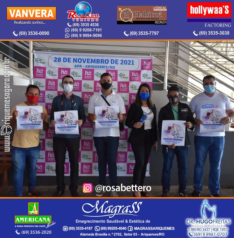 Lançamento 13º Leilão Direito de Viver com Café da Manhã em Ariquemes Rondônia