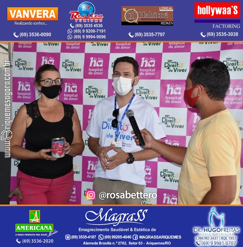 Lançamento 13º Leilão Direito de Viver com Café da Manhã em Ariquemes Rondônia