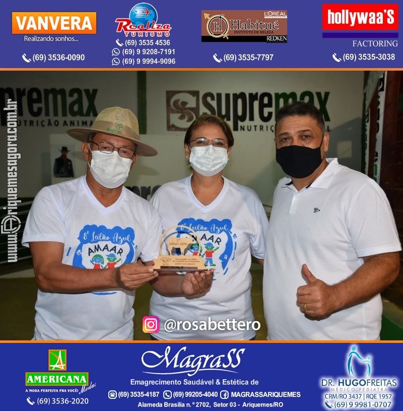 8º LEILÃO VIRTUAL AZUL da AMAAR Associação de Mães de Autistas de Ariquemes na APA