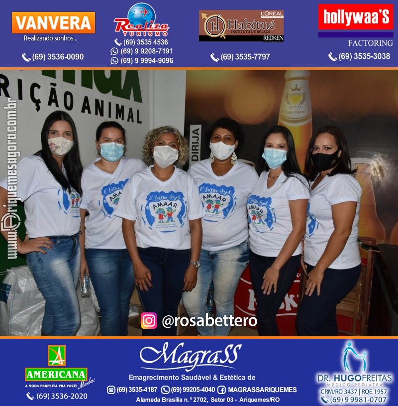 8º LEILÃO VIRTUAL AZUL da AMAAR Associação de Mães de Autistas de Ariquemes na APA