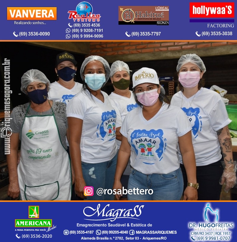 8º LEILÃO VIRTUAL AZUL da AMAAR Associação de Mães de Autistas de Ariquemes na APA