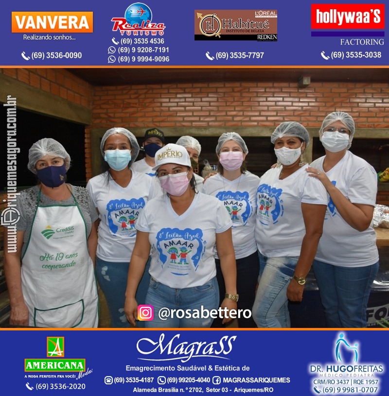 8º LEILÃO VIRTUAL AZUL da AMAAR Associação de Mães de Autistas de Ariquemes na APA
