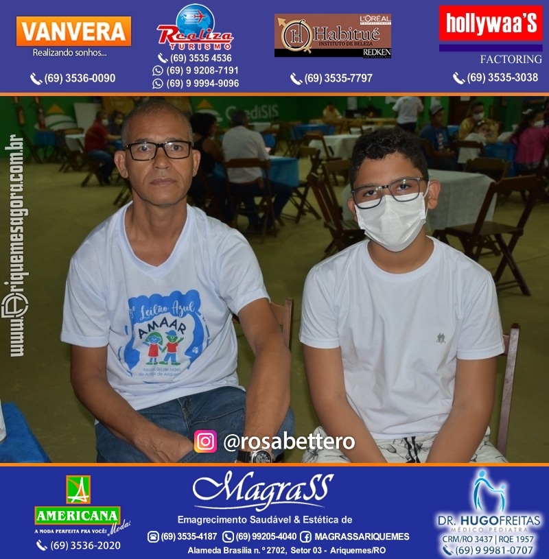 8º LEILÃO VIRTUAL AZUL da AMAAR Associação de Mães de Autistas de Ariquemes na APA