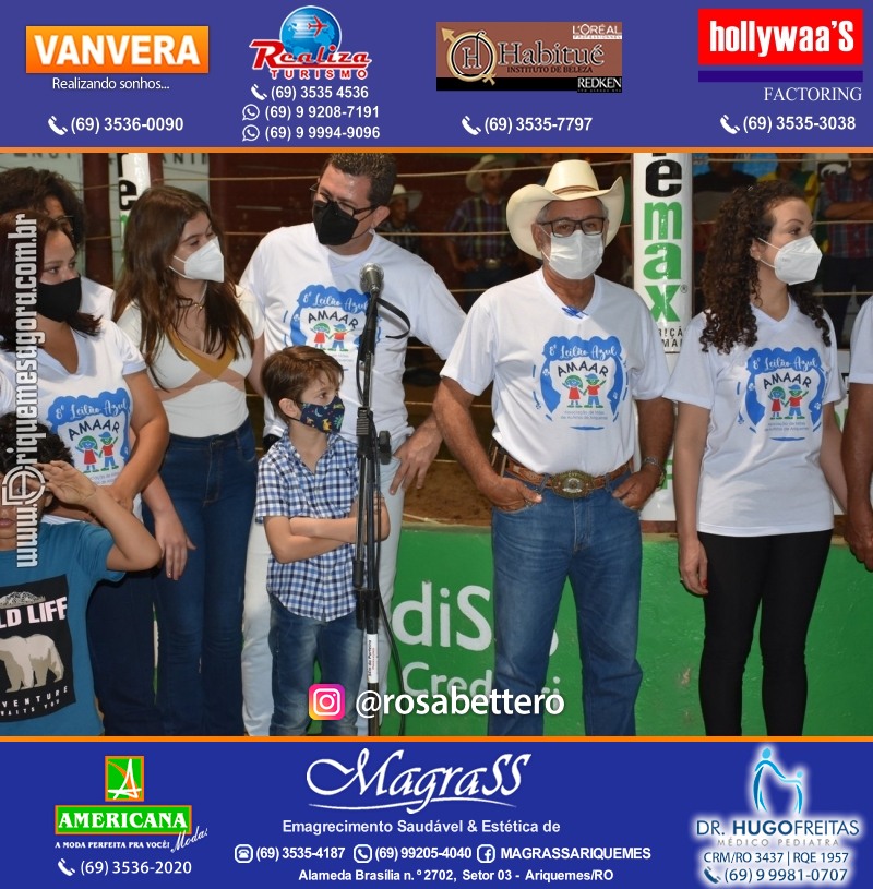 8º LEILÃO VIRTUAL AZUL da AMAAR Associação de Mães de Autistas de Ariquemes na APA