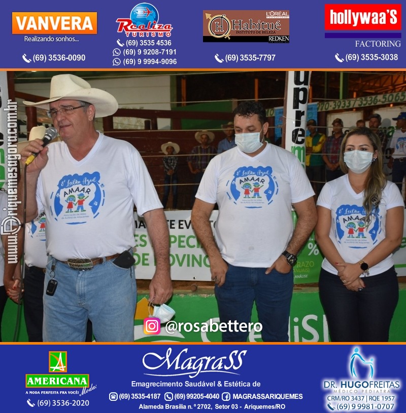 8º LEILÃO VIRTUAL AZUL da AMAAR Associação de Mães de Autistas de Ariquemes na APA
