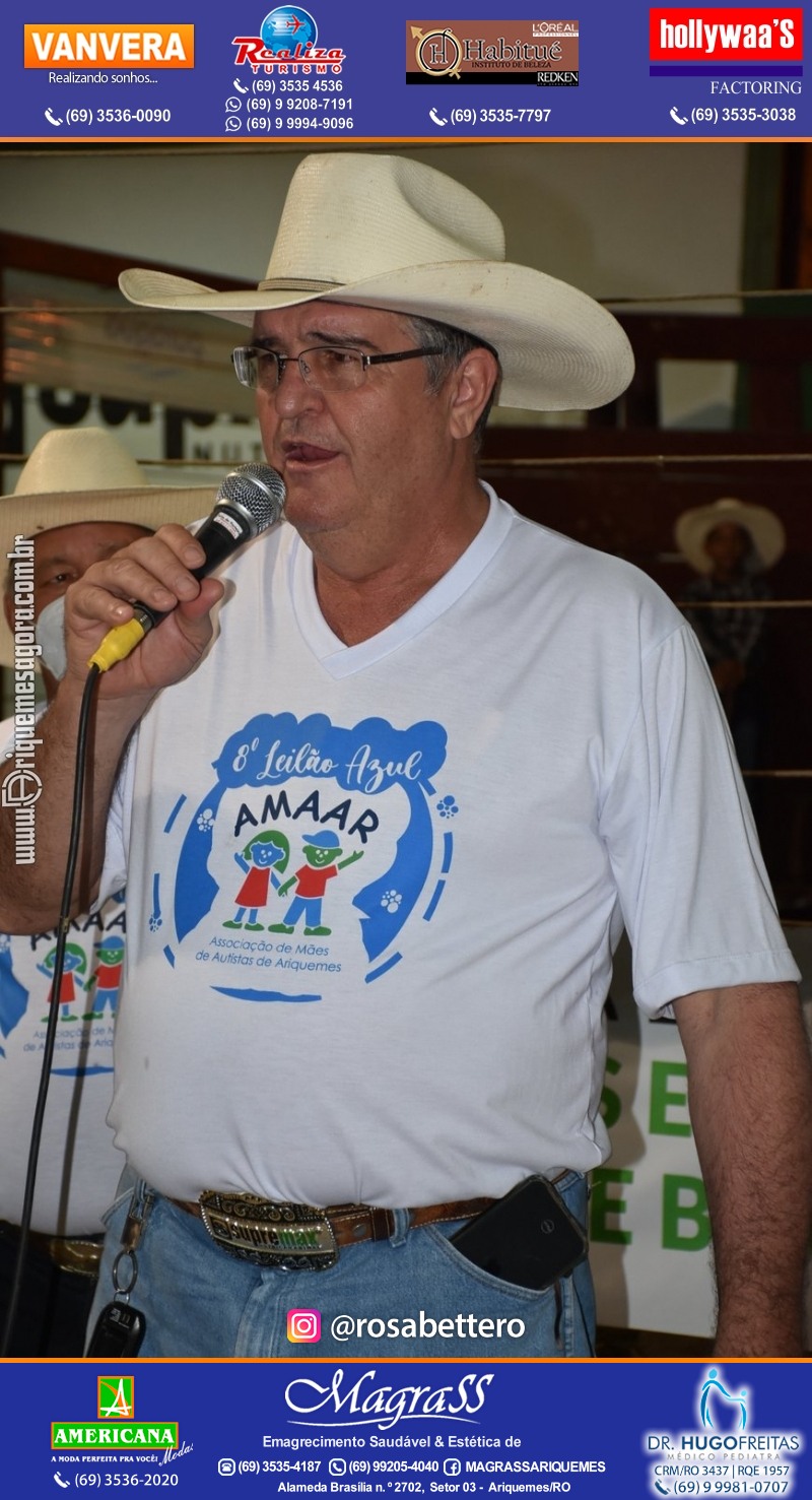 8º LEILÃO VIRTUAL AZUL da AMAAR Associação de Mães de Autistas de Ariquemes na APA