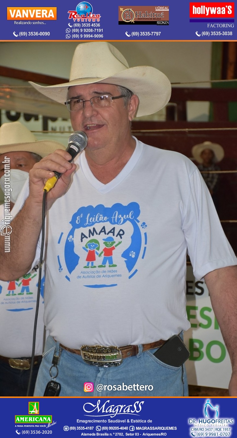 8º LEILÃO VIRTUAL AZUL da AMAAR Associação de Mães de Autistas de Ariquemes na APA