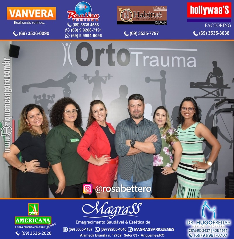 Reinauguração Ortotrauma Fisioterapia NOVO ENDEREÇO - Rua Cacaueiro (5ª Rua) St 01 nº 1656 em Ariquemes-RO