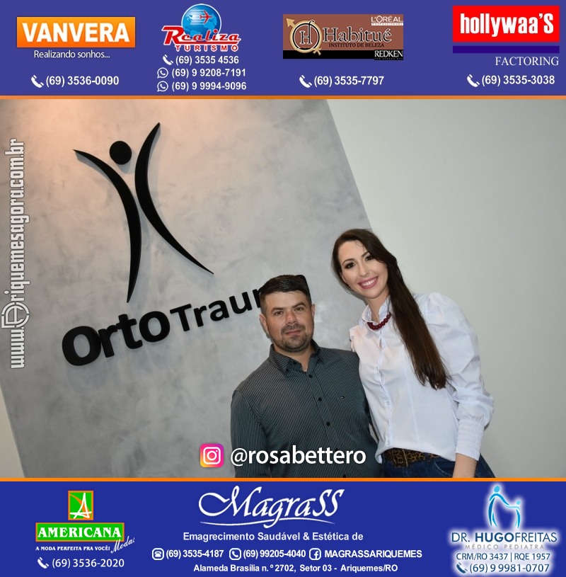 Reinauguração Ortotrauma Fisioterapia NOVO ENDEREÇO - Rua Cacaueiro (5ª Rua) St 01 nº 1656 em Ariquemes-RO