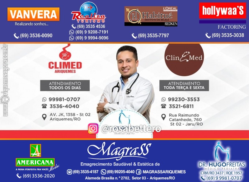 Reinauguração Ortotrauma Fisioterapia NOVO ENDEREÇO - Rua Cacaueiro (5ª Rua) St 01 nº 1656 em Ariquemes-RO