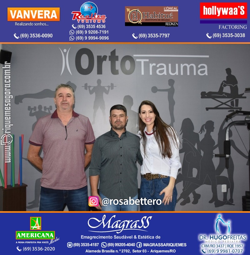 Reinauguração Ortotrauma Fisioterapia NOVO ENDEREÇO - Rua Cacaueiro (5ª Rua) St 01 nº 1656 em Ariquemes-RO