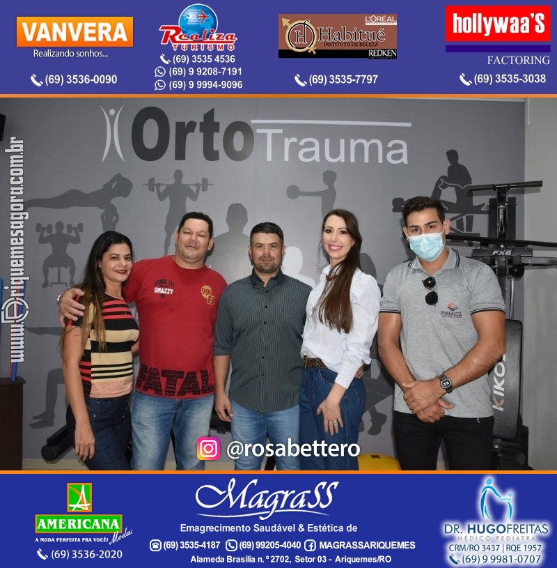 Reinauguração Ortotrauma Fisioterapia NOVO ENDEREÇO - Rua Cacaueiro (5ª Rua) St 01 nº 1656 em Ariquemes-RO
