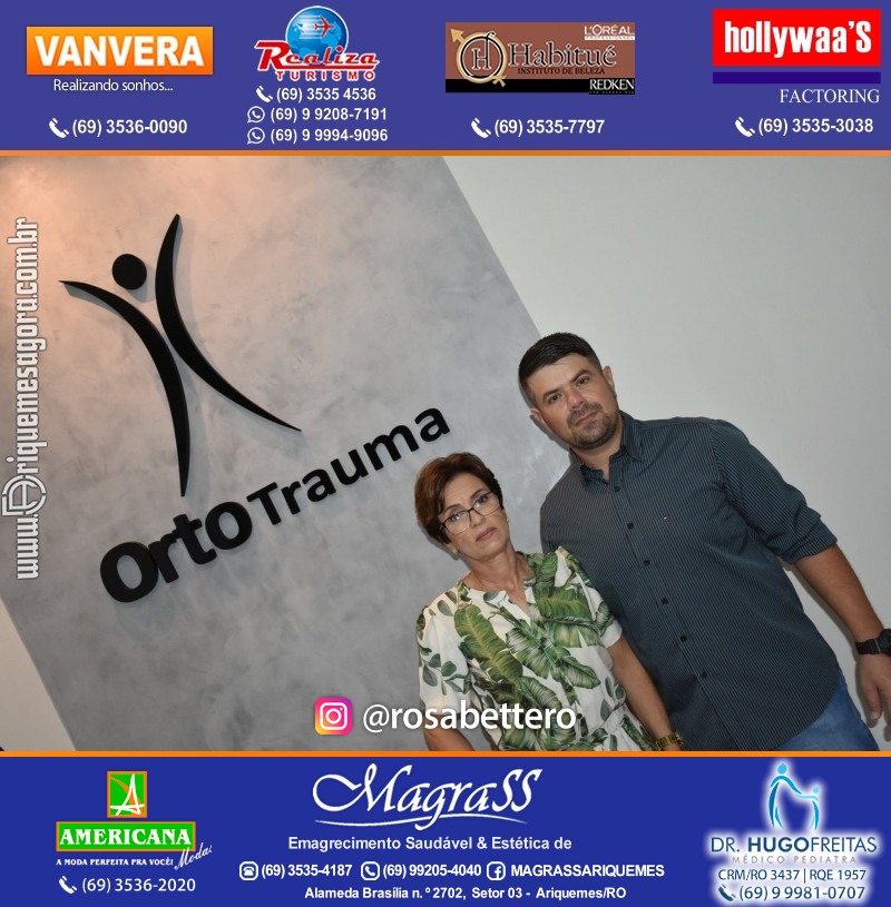 Reinauguração Ortotrauma Fisioterapia NOVO ENDEREÇO - Rua Cacaueiro (5ª Rua) St 01 nº 1656 em Ariquemes-RO